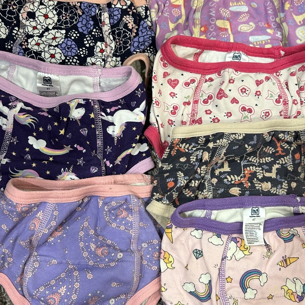 Girls' training underwear for night sleeping